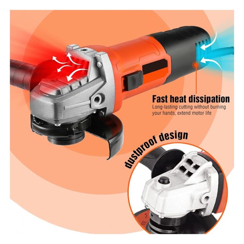 DESTMAN Smerigliatrice Angolare elettrica 710 W disco 115/125 mm re...