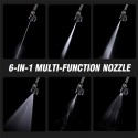 Idropulitrice pistola portatile a batteria pressione accessori 20V ugello 6in1