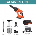 Idropulitrice pistola portatile a batteria pressione accessori 20V ugello 6in1