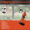 DESTMAN Forbice a batteria da potatura cesoia 20V 1.5AH Taglio 25mm...