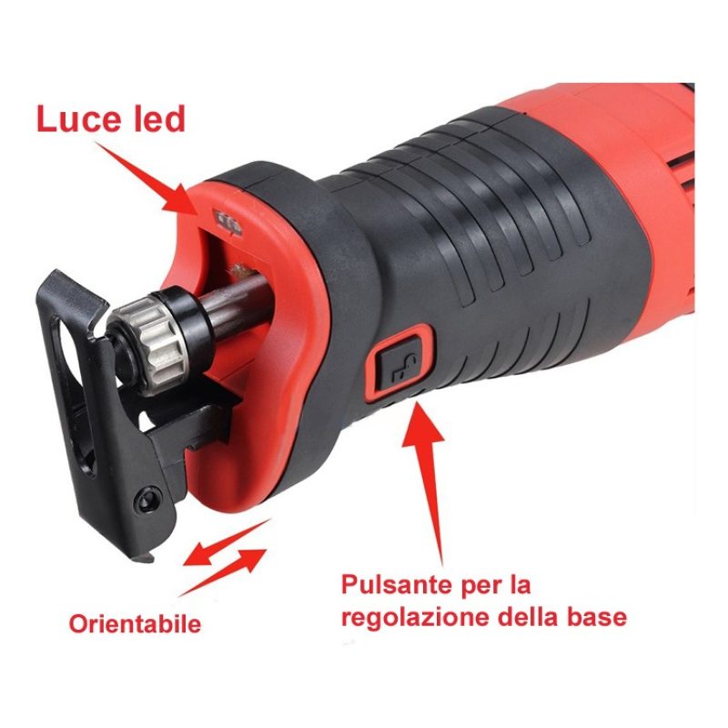 Aotuo Sega Seghetto a Gattuccio Elettrica seghetto alternativo 900W...