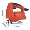 DESTMAN Seghetto alternativo Elettrico professionale 500W 230V tagl...