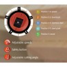 DESTMAN Seghetto alternativo Elettrico professionale 500W 230V tagl...