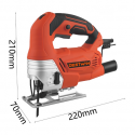Seghetto alternativo Elettrico professionale 500W 230V  taglio 55mm 3000r/min