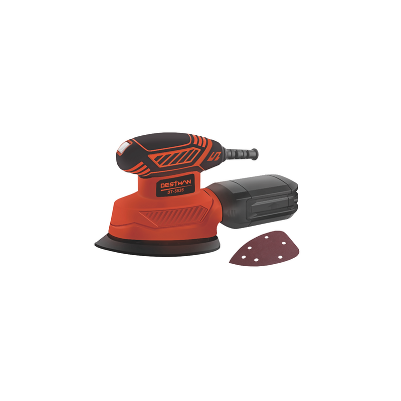 Levigatrice Palmare elettrica 130W per legno con aspiratore mouse DT5535