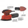 DESTMAN Levigatrice Palmare elettrica 130W per legno con aspiratore...