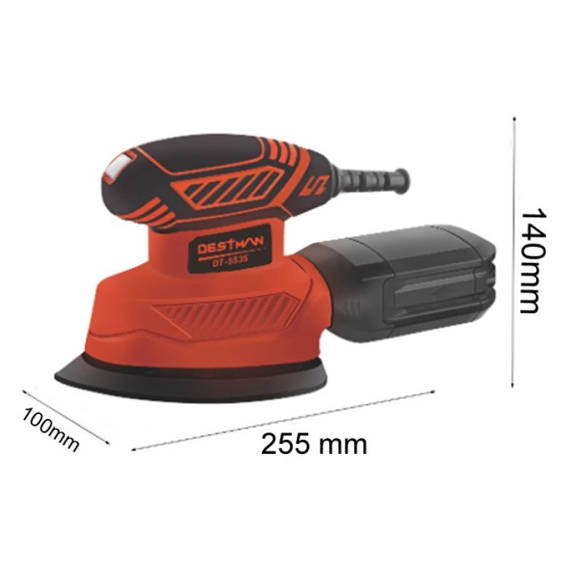 DESTMAN Levigatrice Palmare elettrica 130W per legno con aspiratore...