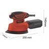 DESTMAN Levigatrice Palmare elettrica 130W per legno con aspiratore...