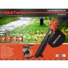 DESTMAN Aspirafoglie Elettrico Giardino 3 in 1 Trituratore Soffiato...