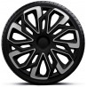 4 RACING Set di 4 Copricerchi universale coppe auto Estoril Grigio/...