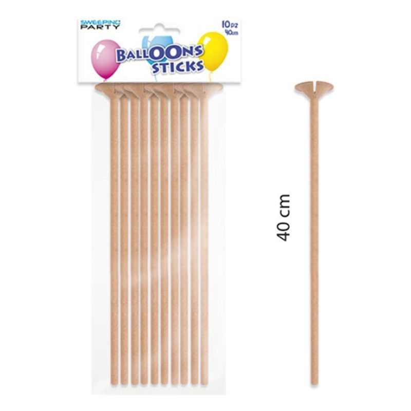Sweeping Party 100 Bastoncini con valvole in carta per palloncini o...