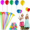 Giaquinto 120 Bastoncini con valvole colorati per palloncini o myla...