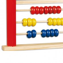 Lavagna in legno con pallottoliere in scatola per bambini multicolore disegno