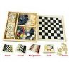 Giaquinto Gioco da Tavolo Dama Scacchi 5 in 1 Ludo Gioco Educativo ...
