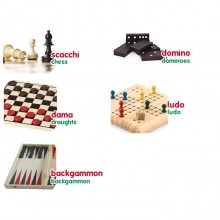 Gioco da Tavolo Dama Scacchi 5 in 1 Ludo Gioco Educativo Scacchiera bambini