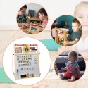 Lavagna con pallottoliere magnetica in legno gessetti e pennarello per bambini
