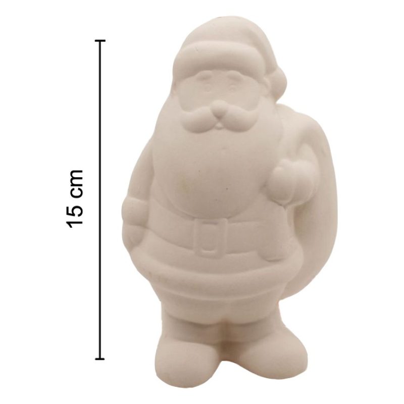 AD Trend Decorazione ceramica Babbo Natale fai da te da pitturare n...
