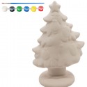 Decorazione ceramica Albero Natale fai da te da pitturare natalizia decoupage
