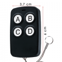 2x Telecomando universale autoscan Multifrequenza codice fisso 433 MHZ cancello