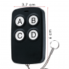 Hongu 2x Telecomando universale autoscan Multifrequenza codice fiss...