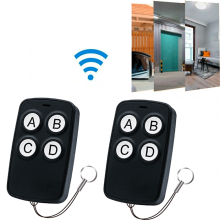 2x Telecomando universale autoscan Multifrequenza codice fisso 433 MHZ cancello