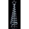 AD Trend Albero di natale Luminoso 180x50cm con Luci LED Bianco fre...