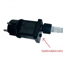 Albero di natale Luminoso 180x50cm con Luci LED Bianco freddo interno/esterno