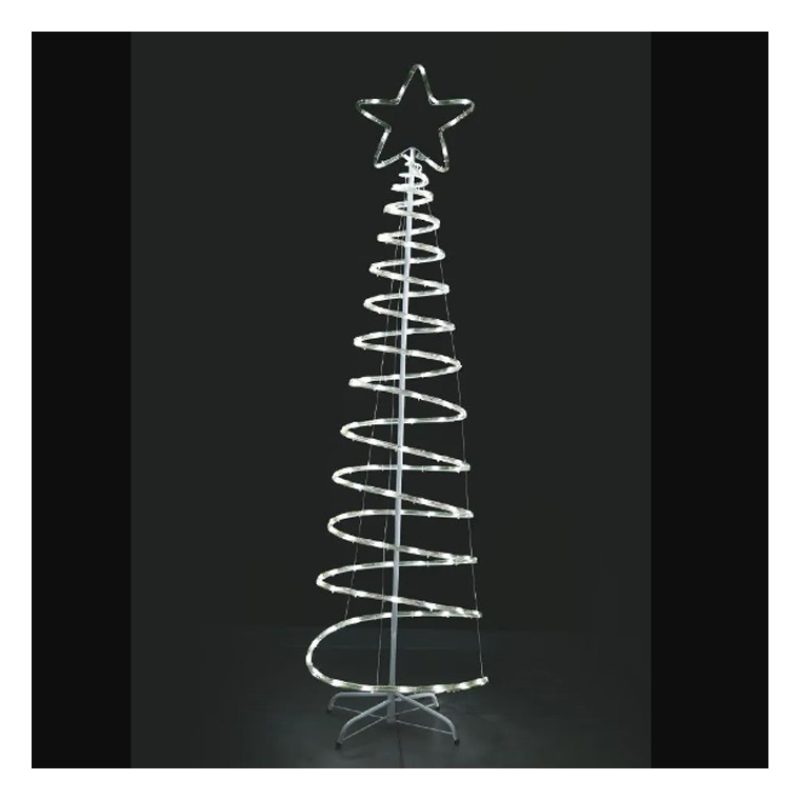 AD Trend Albero di natale Luminoso 180x50cm con Luci LED Bianco fre...