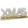FGF Scritta natalizia XMAS ceramica decorazione natale appoggio 23x...