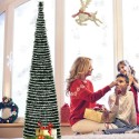 Albero di Natale Artificiale Pop-up pieghevole verde altezza 150/180/210 cm