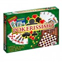 Gioco da tavolo Dama Tria Poker 2 Mazzi 54 Carte Gioco società Pokerissimo