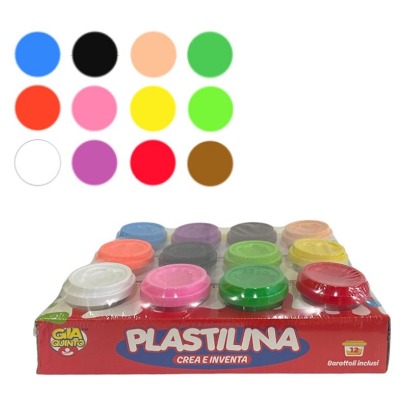 Giaquinto Plastilina Modellante Kit da 12 Pezzi Pasta Plastichina P...