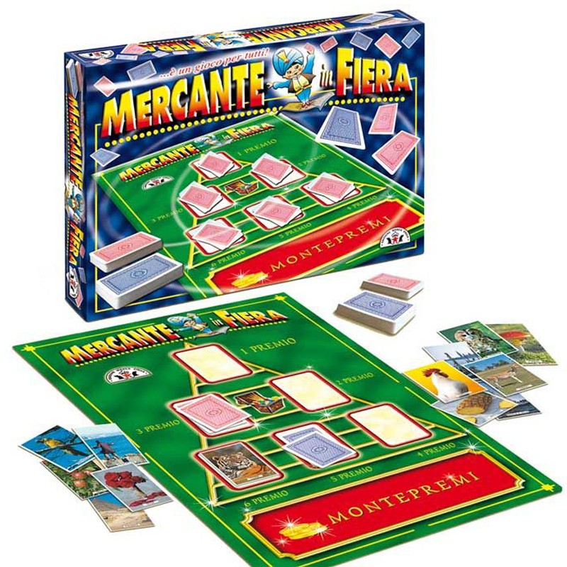 IL MERCANTE IN FIERA gioco da tavola per tutta la famiglia Edizione marca stella