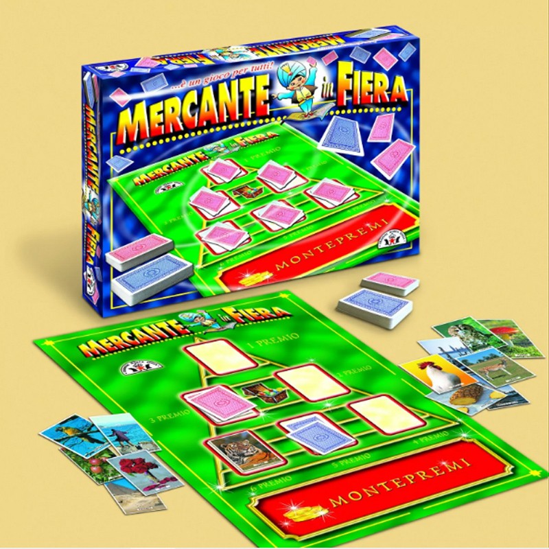 Edizione Marca Stella IL MERCANTE IN FIERA gioco da tavola per tutt...