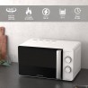 HOOMEI Forno Fornetto Microonde Elettrico 20 Lt 700W 6 Livelli di P...