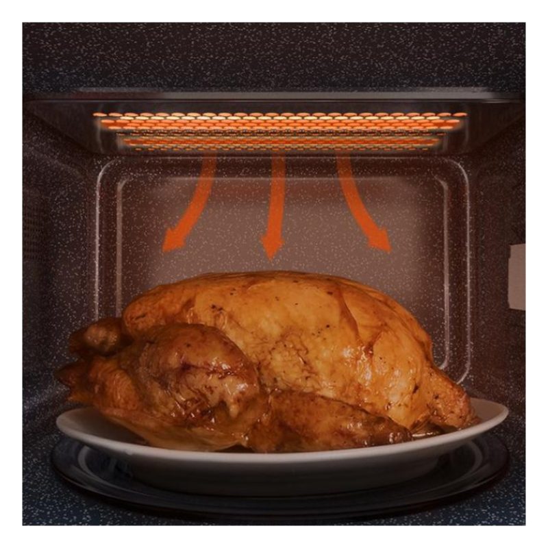 HOOMEI Forno Fornetto Microonde Elettrico 20 Lt 700W 6 Livelli di P...
