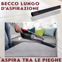 Aspirapolvere ciclonica scopa elettrica 2 in 1 600W con filtro hepa lavabile