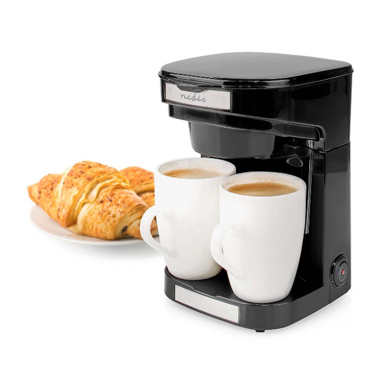 Macchina per Caffè Americano Tè The filtro caffettiera 450Watt 2 tazze Nedis