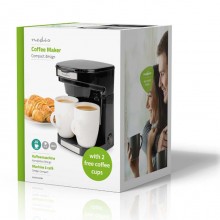 Macchina per Caffè Americano Tè The filtro caffettiera 450Watt 2 tazze Nedis