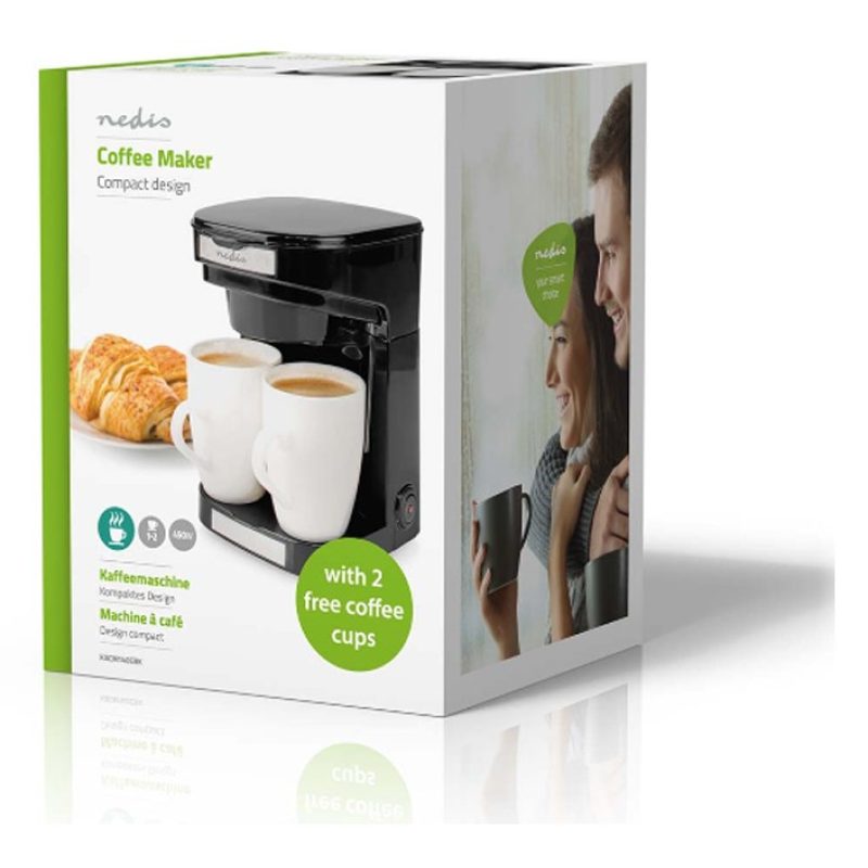 NEDIS Macchina per Caffè Americano Tè The filtro caffettiera 450Wat...