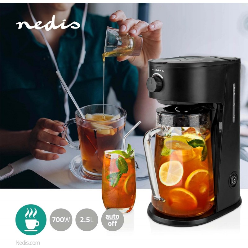 NEDIS Macchina per Caffè Americano Tè The filtro ghiacciato freddo ...