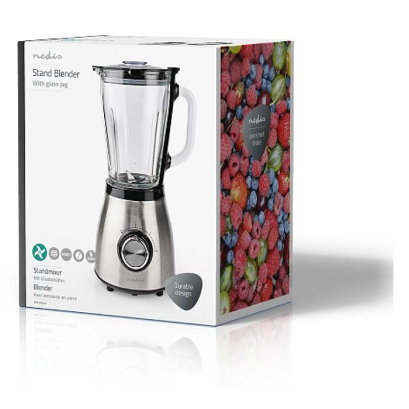 NEDIS Frullatore Professionale Elettrico 800W 1,5LT Blender tritatu...