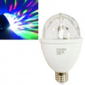 Lampada lampadina led RGB rotante Effetto luci Multicolor E27 Discoteca natale