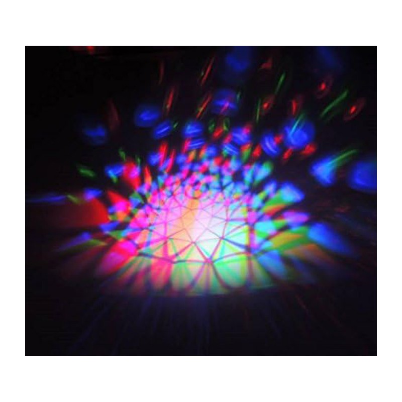 Leikurvo Lampada Disco LED E27 - 5W RGB, Rotazione 360°, Con Telecomando, Per Feste E Eventi - Foto 2