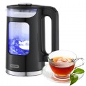Bollitore Elettrico Acqua Calda 1.7L 2200W in Acciaio Scalda Bevande Tisane Thè
