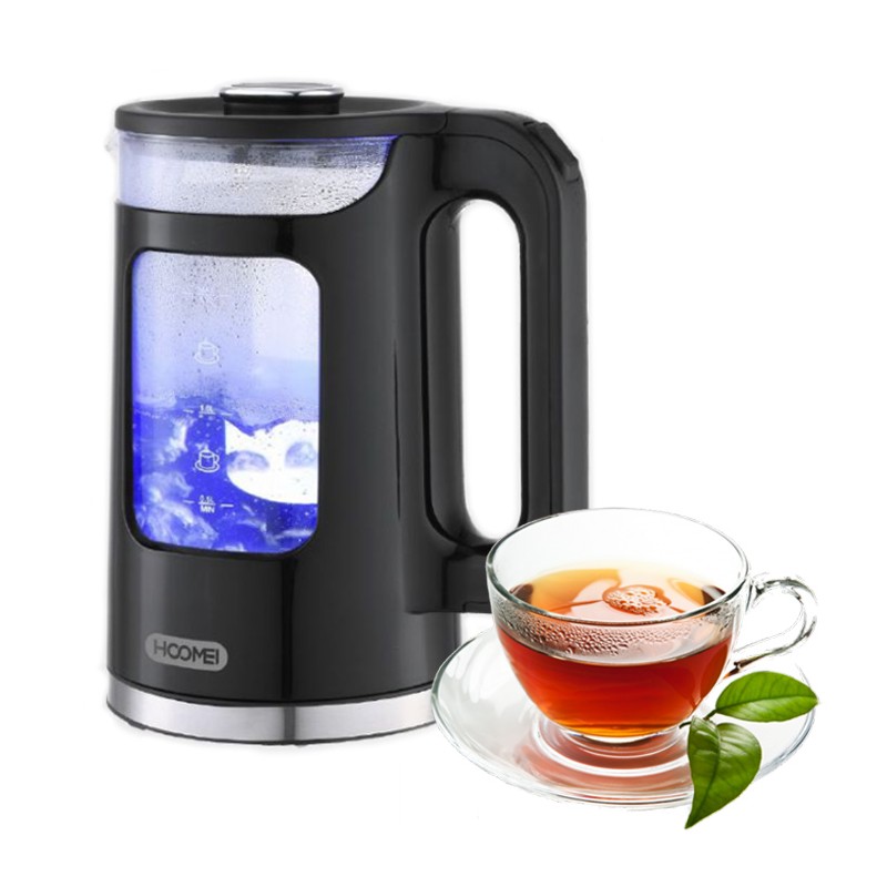 Bollitore Elettrico Acqua Calda 1.7L 2200W in Acciaio Scalda Bevande Tisane Thè