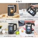 Bollitore Elettrico Acqua Calda 1.7L 2200W in Acciaio Scalda Bevande Tisane Thè