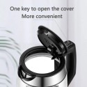Bollitore Elettrico Acqua Calda 1.7L 2200W in Acciaio Scalda Bevande Tisane Thè