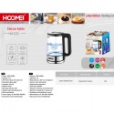 Bollitore Elettrico Acqua Calda 1.7L 2200W in Acciaio Scalda Bevande Tisane Thè