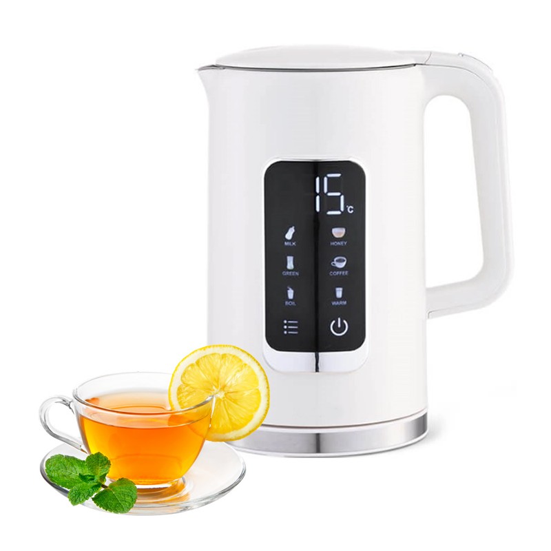 Bollitore Elettrico in acciaio 1,7L Selezione Della Temperatura Regolabile 2200W